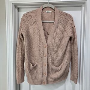 Kimchi Blue Blush Knit Cardigan Sweater